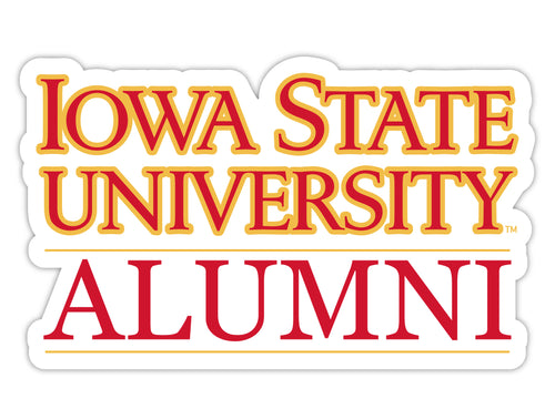 Iowa State Cyclones 4-Inch Alumni NCAA Vinyl Sticker - Durable School Spirit Decal