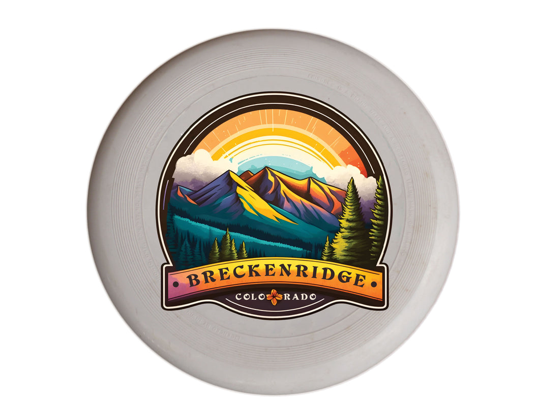 Breckenridge Colorado Design B Souvenir Frisbee Flying Disc