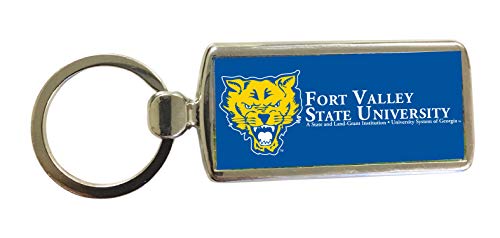Fort Valley State University Metal Keychain