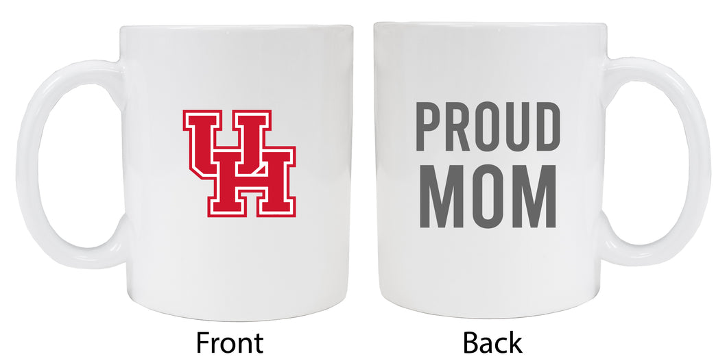 University of Houston Proud Mom Ceramic Coffee Mug - White