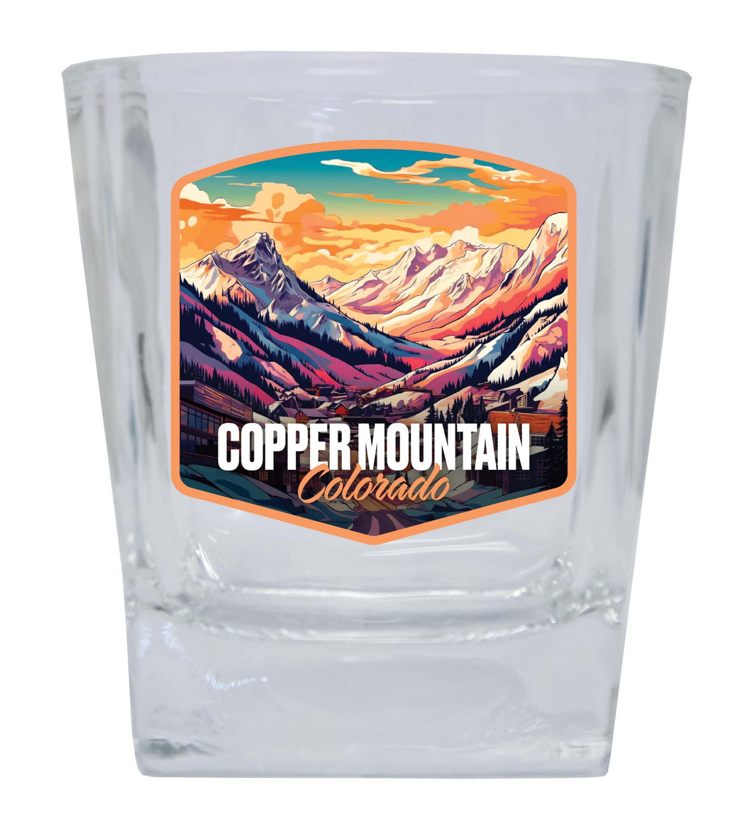 Copper Mountain A Souvenir 8oz Whiskey Glass