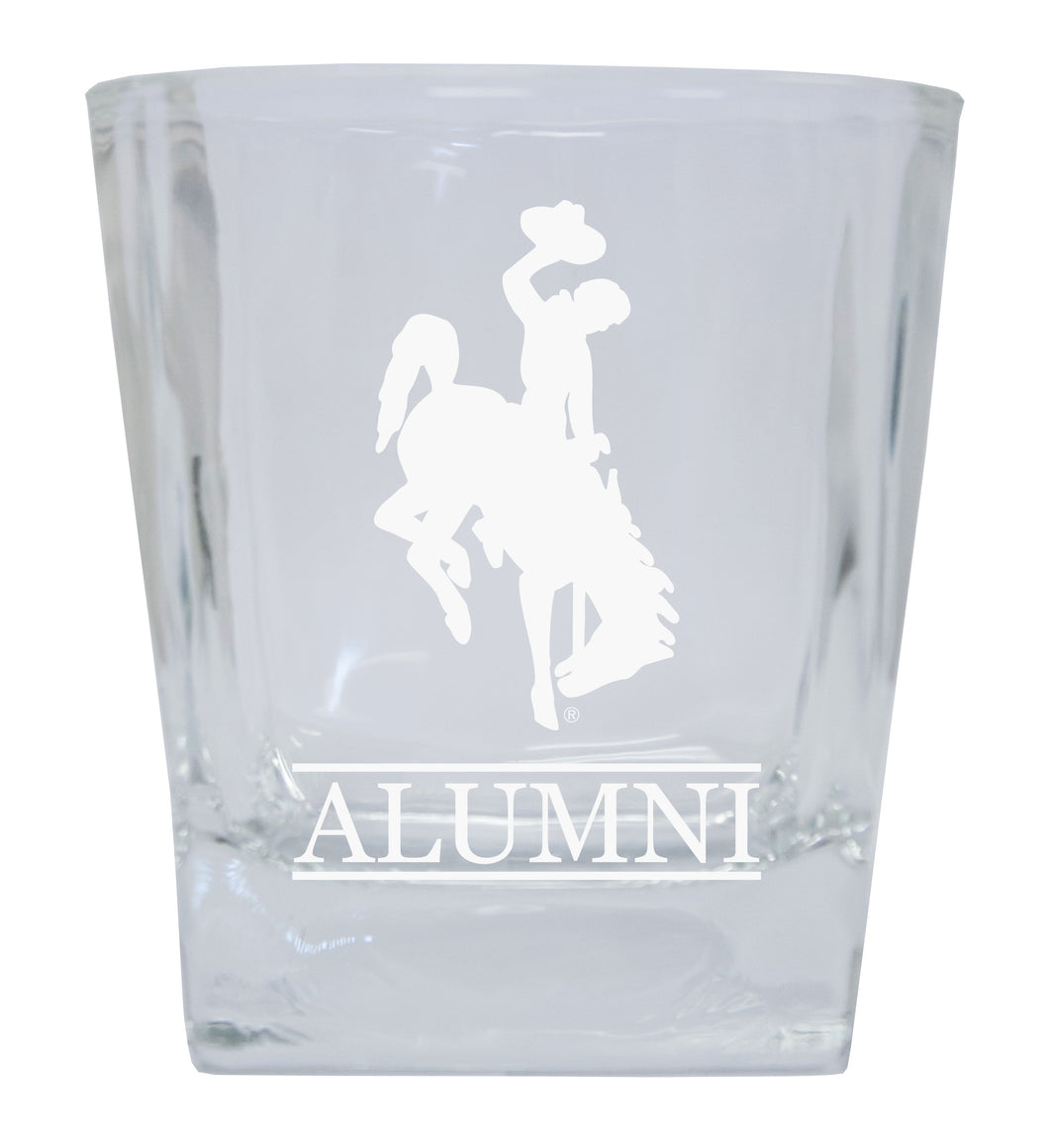 University of Wyoming Alumni Elegance - 5 oz Etched Shooter Glass Tumbler