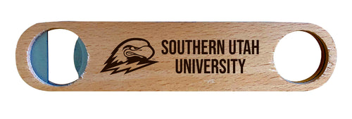 Southern Utah University NCAA Elegant Laser-Etched Wooden Bottle Opener - Collegiate Bar Accessory