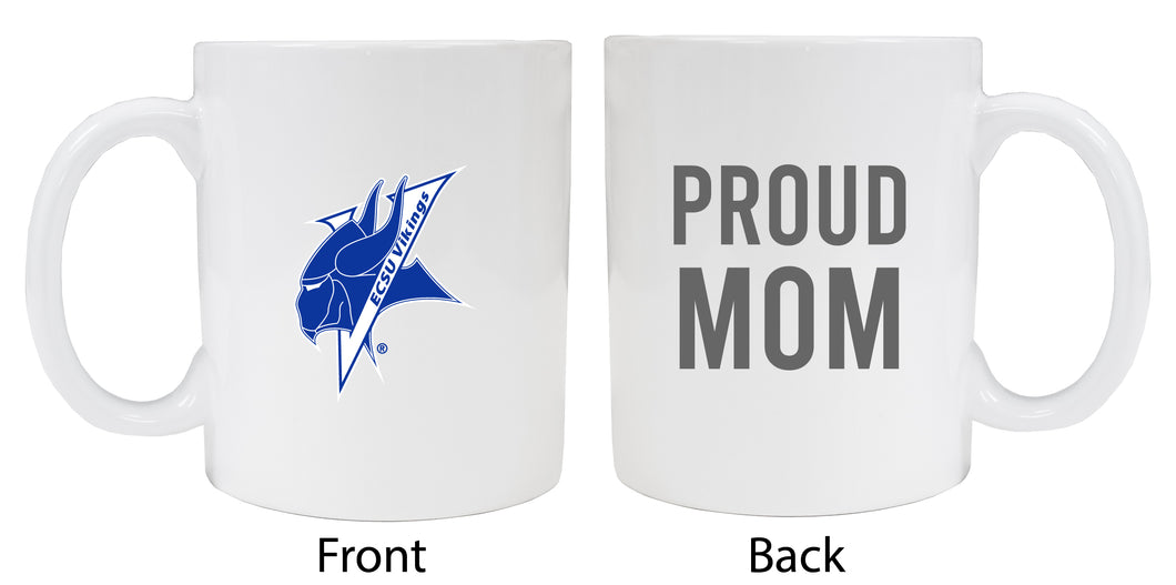 Elizabeth City State University Proud Mom Ceramic Coffee Mug - White