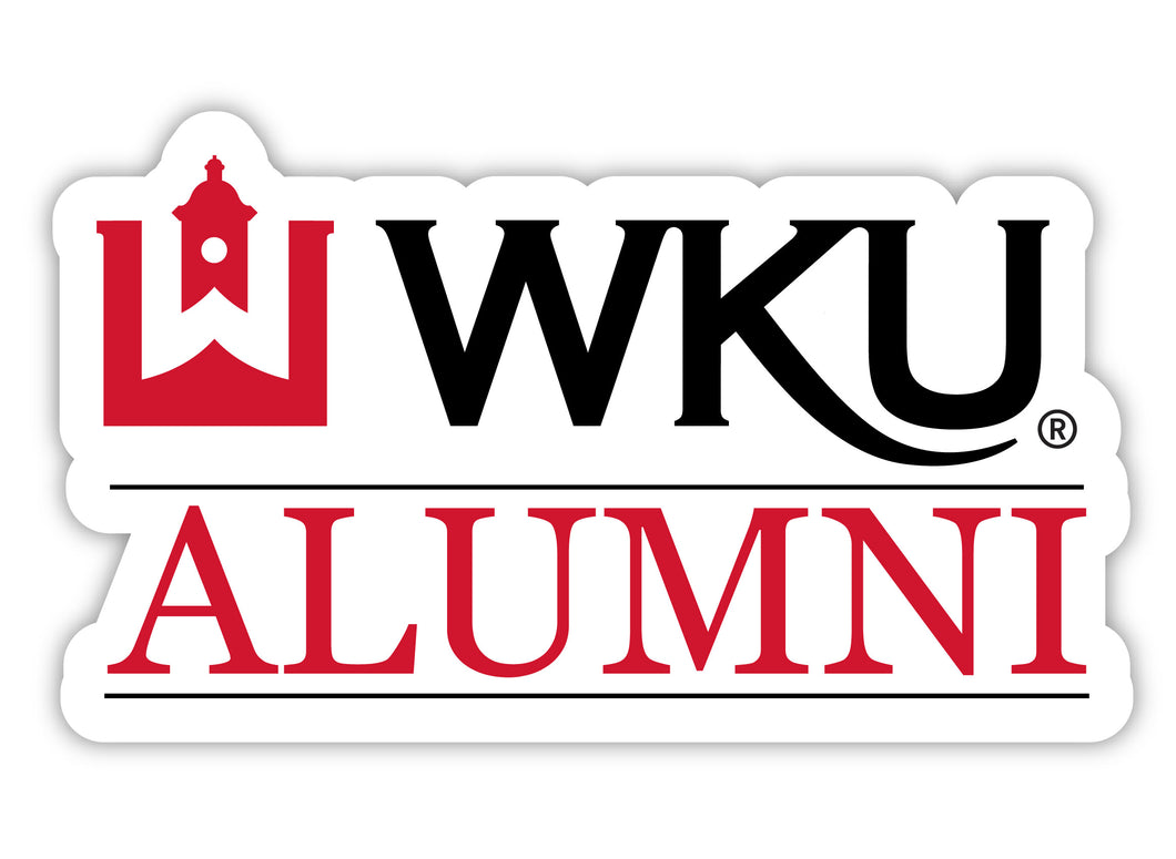 Western Kentucky Hilltoppers 4-Inch Alumni NCAA Vinyl Sticker - Durable School Spirit Decal