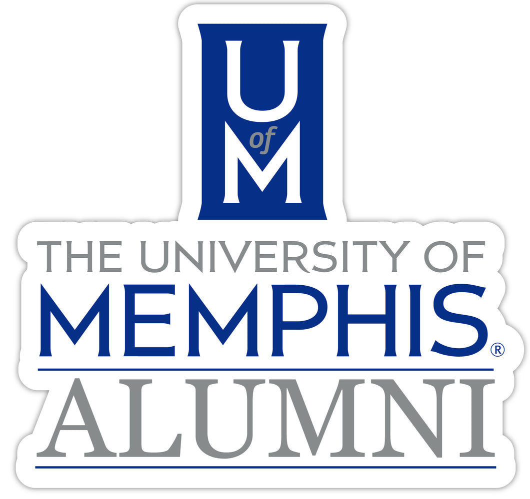 Memphis Tigers 4-Inch Alumni NCAA Vinyl Sticker - Durable School Spirit Decal