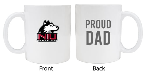 Northern Illinois Huskies Proud Dad Ceramic Coffee Mug - White