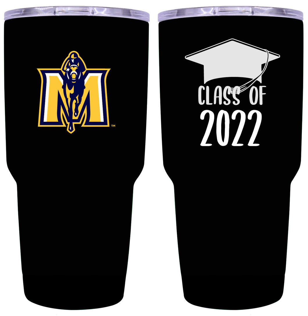 Murray State Uniersity 24 OZ Insulated Stainless Steel Tumbler Black