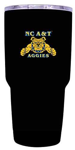 North Carolina A&T State Aggies Mascot Logo Tumbler - 24oz Color-Choice Insulated Stainless Steel Mug