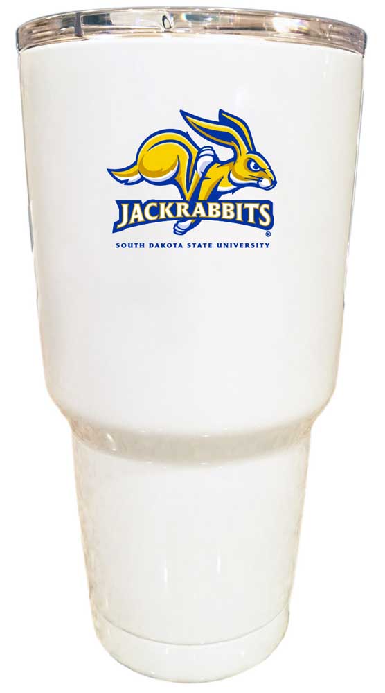 South Dakota State Jackrabbits Mascot Logo Tumbler - 24oz Color-Choice Insulated Stainless Steel Mug