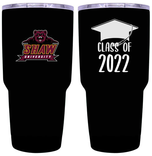 Shaw Univeristy Bears Graduation Insulated Stainless Steel Tumbler Black