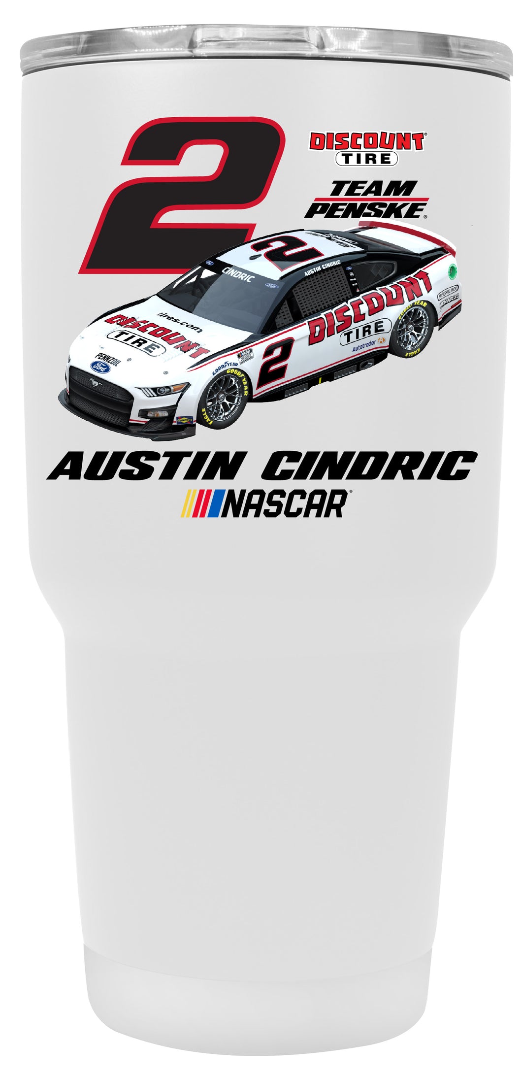 #2 Austin Cindric  24oz Stainless Steel Tumbler Car Design