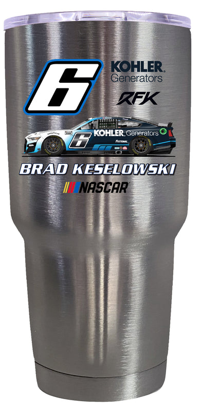 #6 Brad Keselowski  24oz Stainless Steel Tumbler Car Design