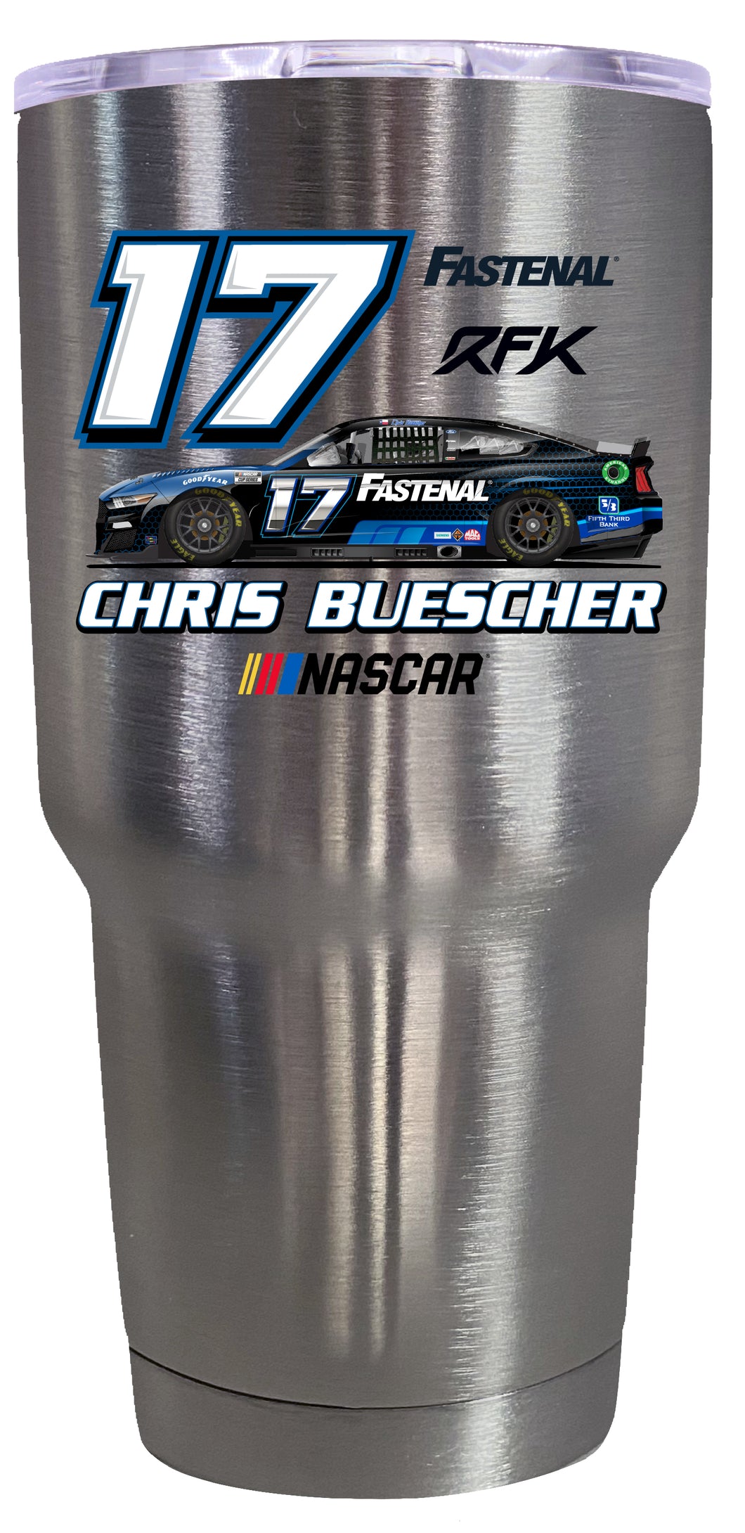 #17 Chris Buescher  24oz Stainless Steel Tumbler Car Design