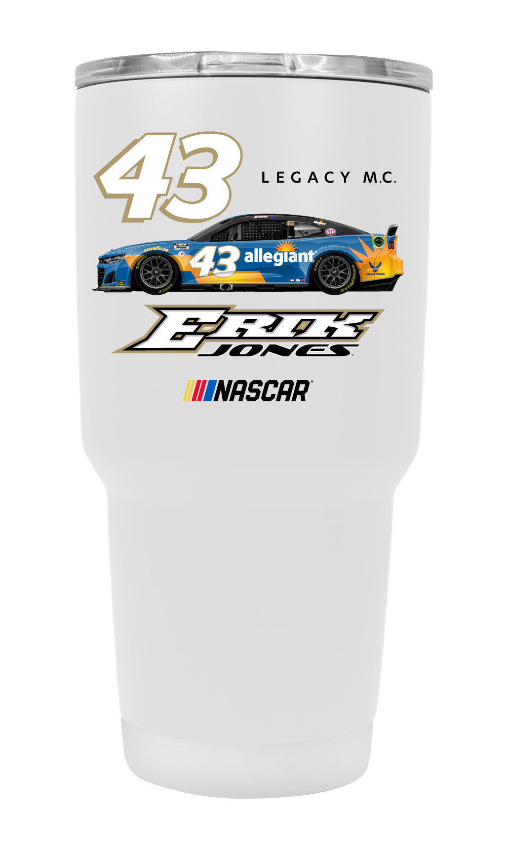 #43 Erik Jones  24oz Stainless Steel Tumbler