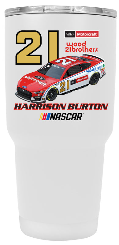 #21 Harrison Burton  24oz Stainless Steel Tumbler Car Design