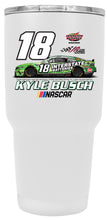 Load image into Gallery viewer, #18 Kyle Busch  24oz Stainless Steel Tumbler Car Design
