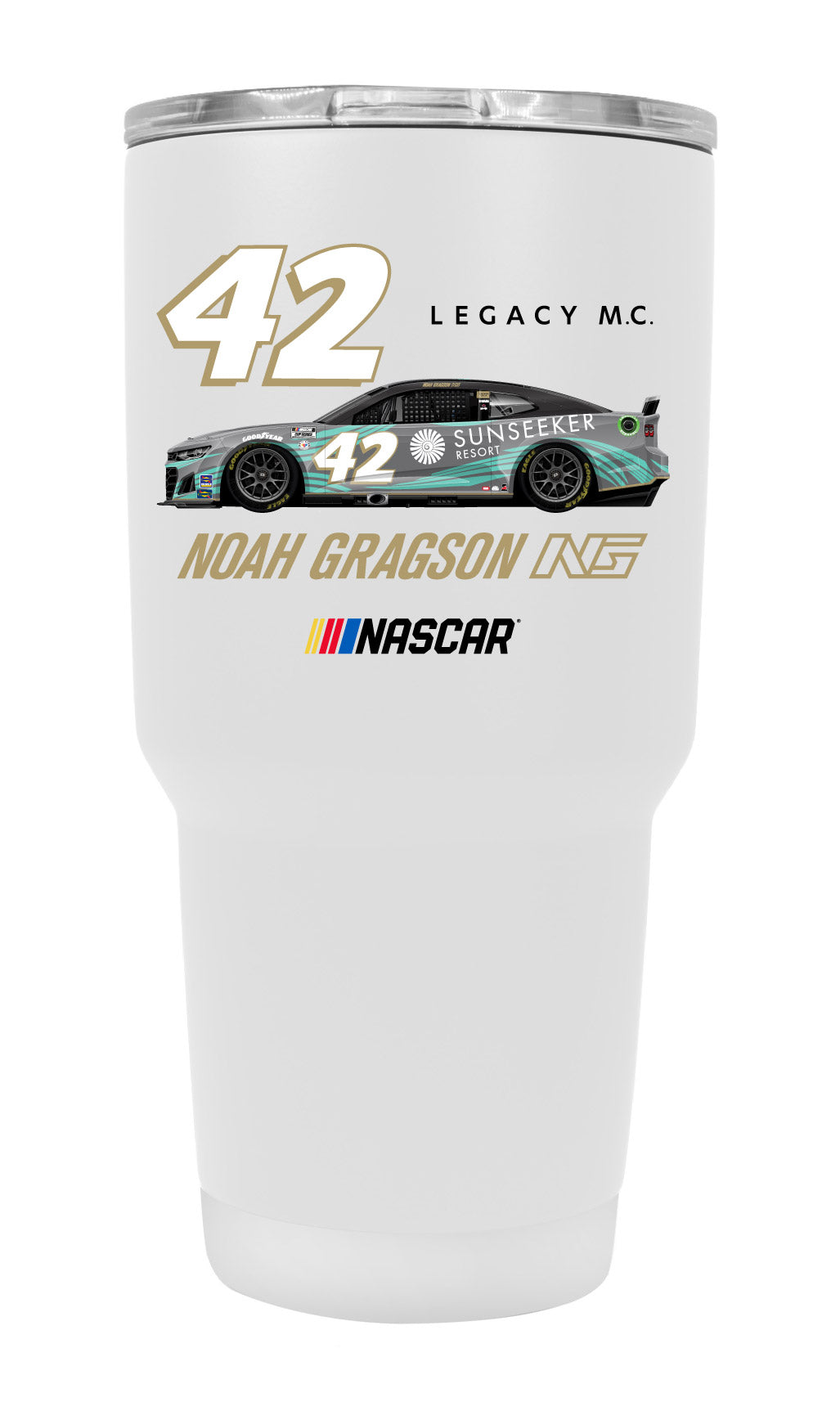 #42 Noah Gragson  24oz Stainless Steel Tumbler