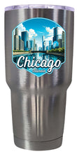 Load image into Gallery viewer, Chicago Illinois A Souvenir 24 oz Insulated Stainless Steel Tumbler
