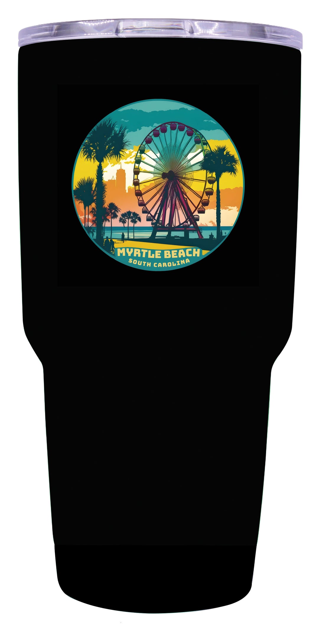 Myrtle Beach South Carolina Souvenir 24 oz Insulated Stainless Steel Tumbler