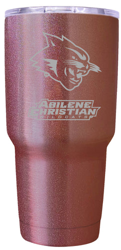 Abilene Christian University Premium Laser Engraved Tumbler - 24oz Stainless Steel Insulated Mug Rose Gold