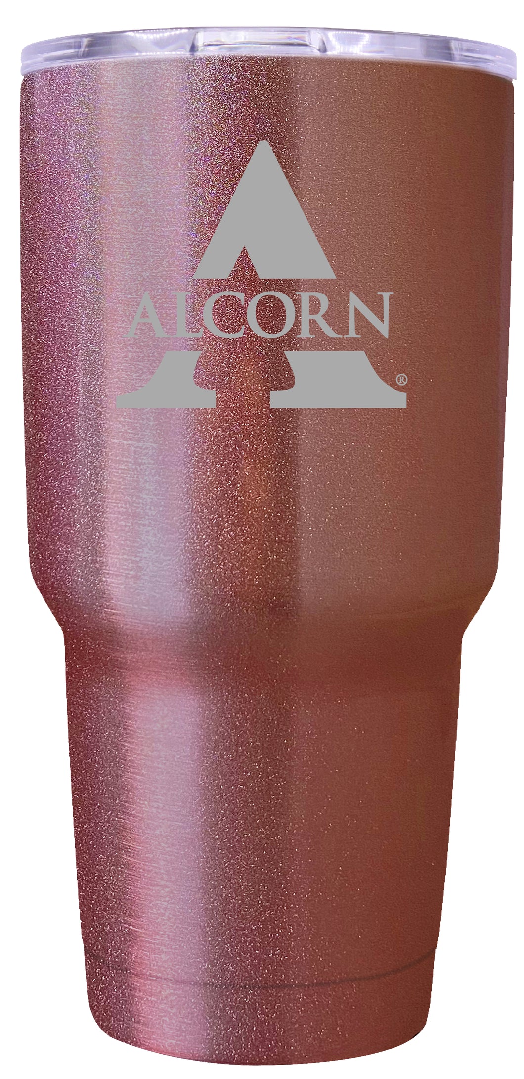Alcorn State Braves Premium Laser Engraved Tumbler - 24oz Stainless Steel Insulated Mug Rose Gold