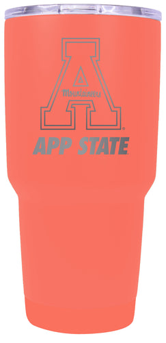 Appalachian State Premium Laser Engraved Tumbler - 24oz Stainless Steel Insulated Mug Choose Your Color