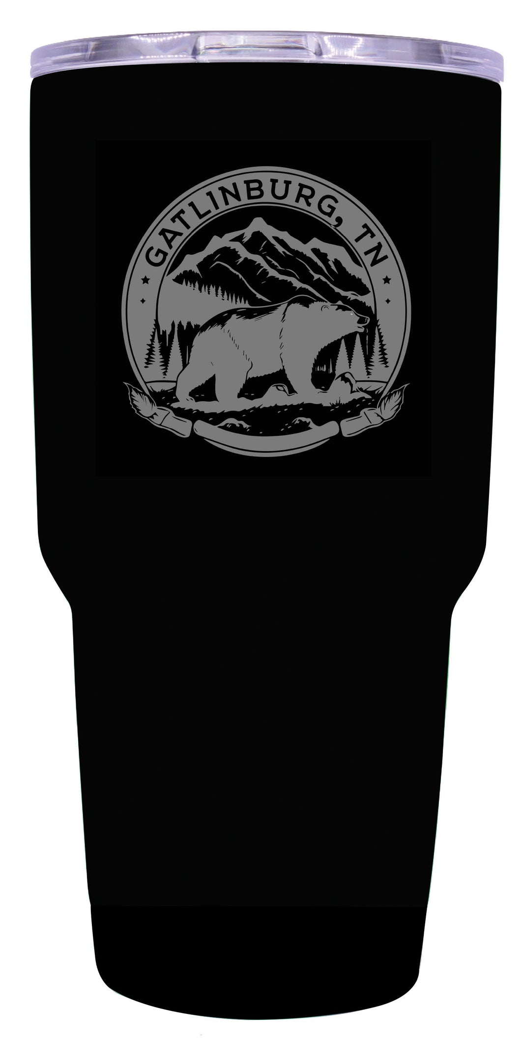 Gatlinburg Tennessee Laser Etched Souvenir 24 oz Insulated Stainless Steel Tumbler