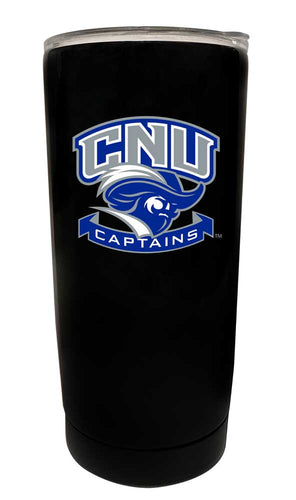 Christopher Newport Captains NCAA Insulated Tumbler - 16oz Stainless Steel Travel Mug 