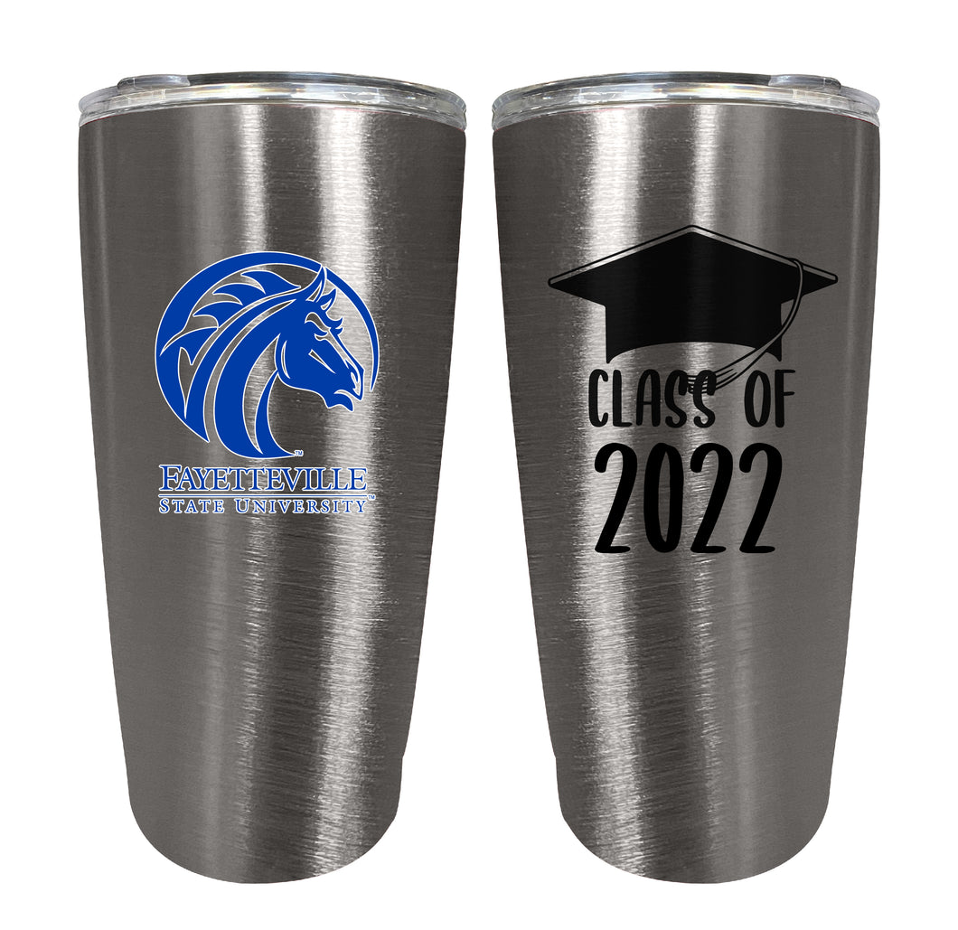 Fayetteville State University NCAA Insulated Tumbler - 16oz Stainless Steel Travel Mug 