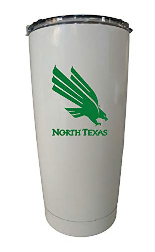 North Texas NCAA Insulated Tumbler - 16oz Stainless Steel Travel Mug 
