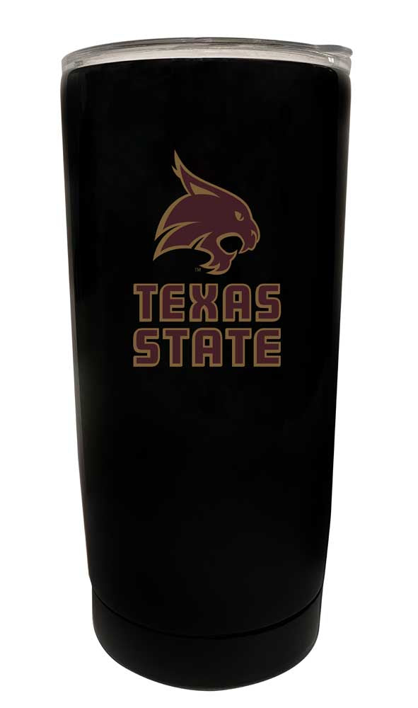 Texas State Bobcats NCAA Insulated Tumbler - 16oz Stainless Steel Travel Mug 