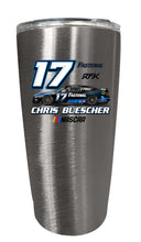 Load image into Gallery viewer, #17 Chris Buescher Officially Licensed 16oz Stainless Steel Tumbler Car Design
