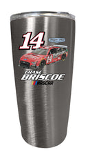 Load image into Gallery viewer, #14 Chase Briscoe Officially Licensed 16oz Stainless Steel Tumbler Car Design
