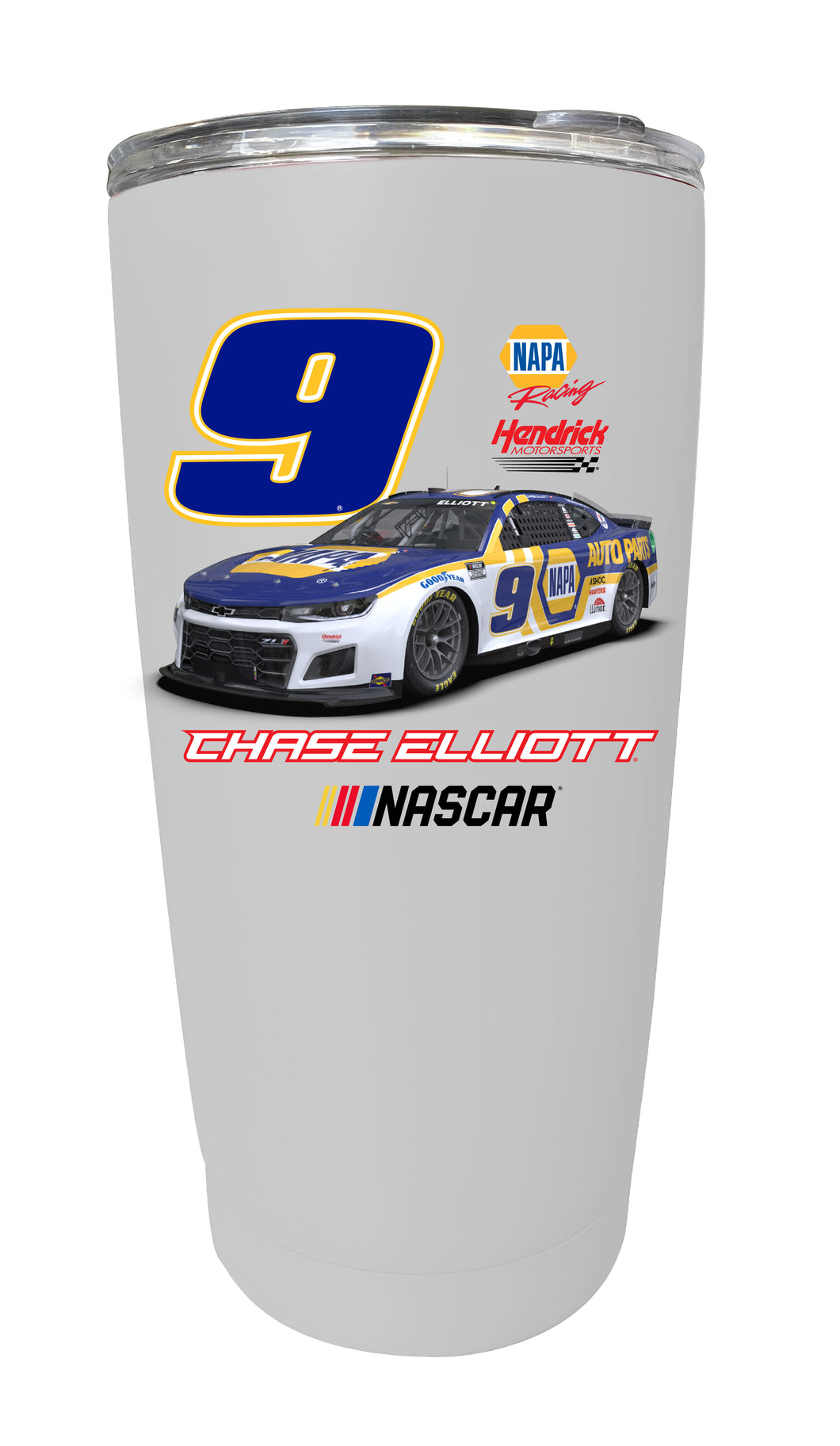 #9 Chase Elliott Officially Licensed 16oz Stainless Steel Tumbler Car Design