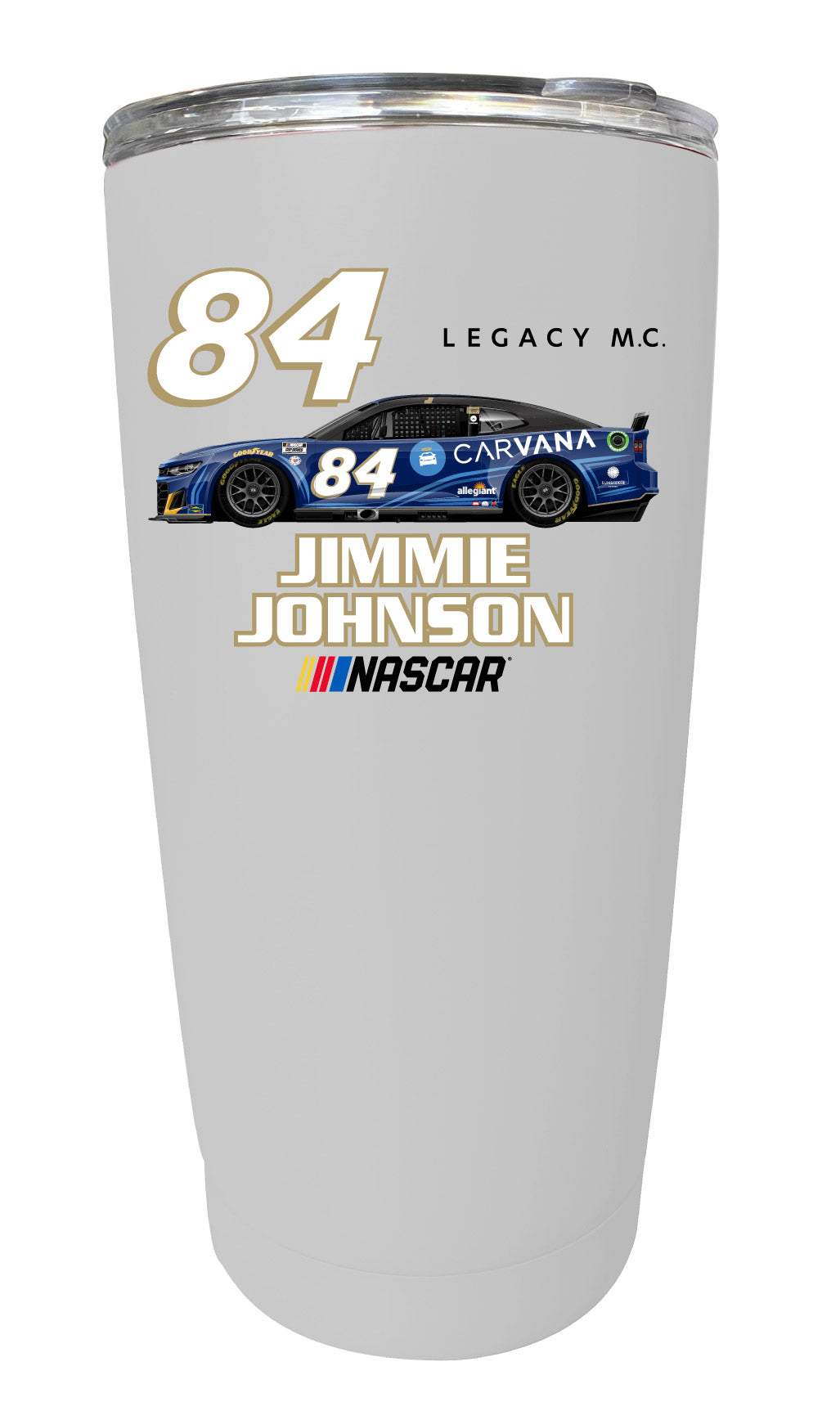 #84 Jimmie Johnson Officially Licensed 16oz Stainless Steel Tumbler