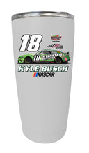 Load image into Gallery viewer, Nascar # 18 Kyle Busch 16 oz Stainless Steel Tumbler Car Design Stainless Steel New for 2022
