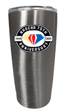 Load image into Gallery viewer, NASCAR 75 Year Anniversary Officially Licensed 16oz Stainless Steel Tumbler
