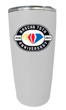 Load image into Gallery viewer, NASCAR 75 Year Anniversary Officially Licensed 16oz Stainless Steel Tumbler
