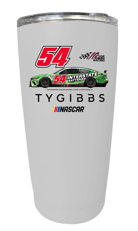 #54 Ty Gibbs Officially Licensed 16oz Stainless Steel Tumbler