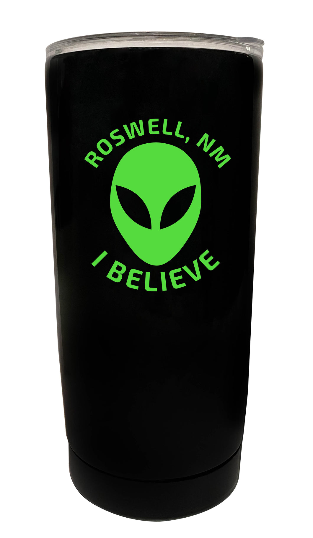 Roswell New Mexico I Believe Alien Souvenir 16 oz Insulated Stainless Steel Tumbler Straight - Choose Your Color