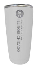 Load image into Gallery viewer, University of Illinois at Chicago NCAA Laser-Engraved Tumbler - 16oz Stainless Steel Insulated Mug Choose Your Color
