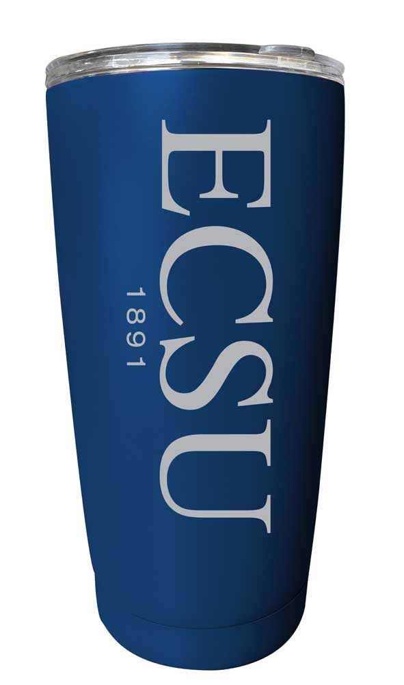 Elizabeth City State University NCAA Laser-Engraved Tumbler - 16oz Stainless Steel Insulated Mug Choose Your Color