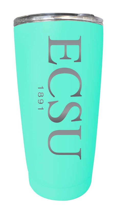 Elizabeth City State University NCAA Laser-Engraved Tumbler - 16oz Stainless Steel Insulated Mug Choose Your Color