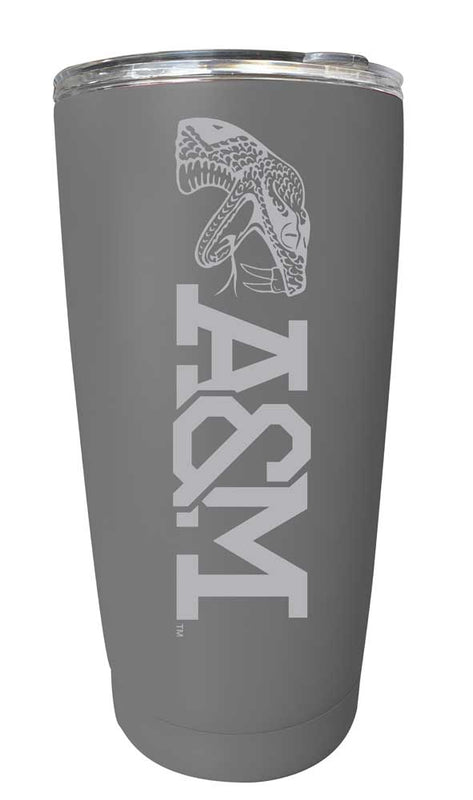 Florida A&M Rattlers NCAA Laser-Engraved Tumbler - 16oz Stainless Steel Insulated Mug