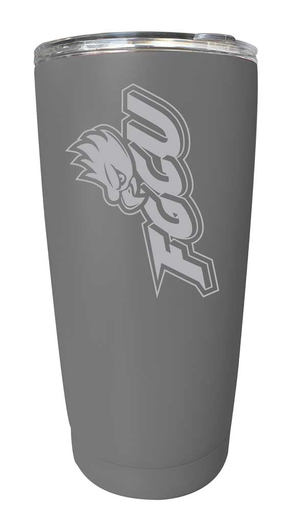 Florida Gulf Coast Eagles NCAA Laser-Engraved Tumbler - 16oz Stainless Steel Insulated Mug