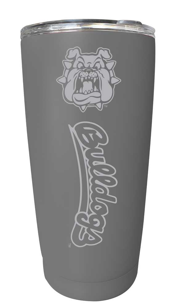 Fresno State Bulldogs NCAA Laser-Engraved Tumbler - 16oz Stainless Steel Insulated Mug