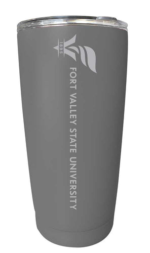 Fort Valley State University NCAA Laser-Engraved Tumbler - 16oz Stainless Steel Insulated Mug