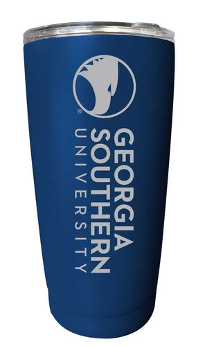Georgia Southern Eagles NCAA Laser-Engraved Tumbler - 16oz Stainless Steel Insulated Mug Choose Your Color