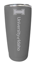 Load image into Gallery viewer, Idaho Vandals Etched 16 oz Stainless Steel Tumbler (Gray)
